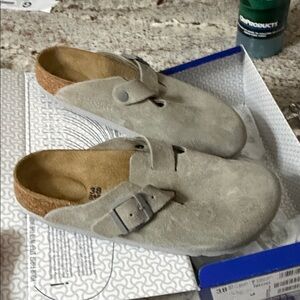 Birkenstock Stone Boston Clogs